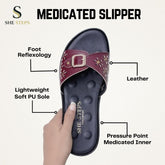 Leather Medicated Slipper